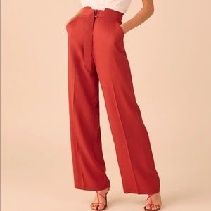 C Meo “The Light Pant” in Red